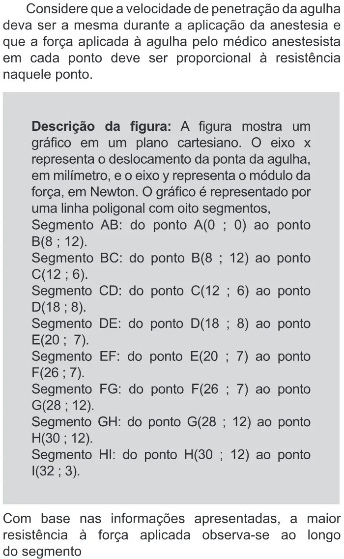 Trecho original com figura, tabela ou fórmula da questão 151 do ENEM 2019 - 2º Dia – Caderno 11 – Laranja – Reaplicação/PPL.