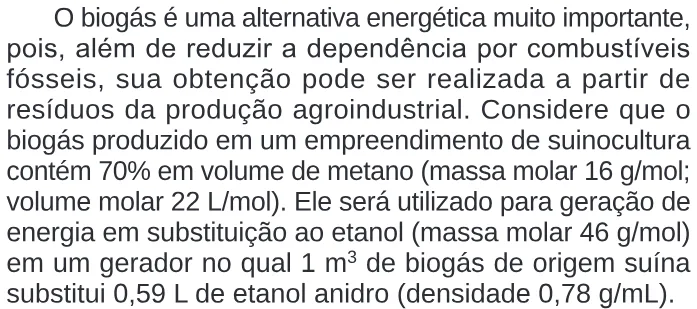 Trecho original com figura, tabela ou fórmula da questão 133 do ENEM 2024 - 2º Dia – Caderno 7 – Azul – Aplicação Regular.