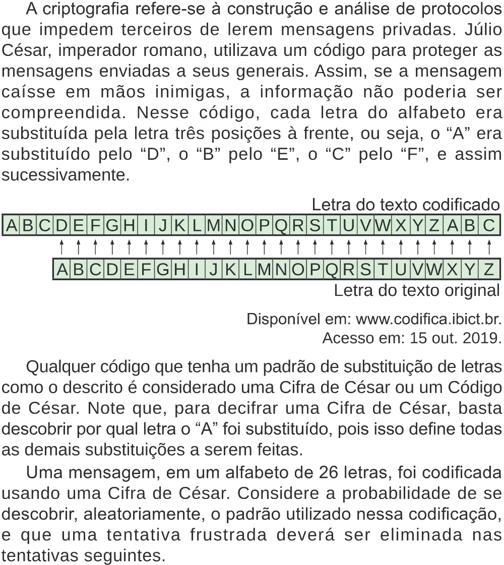 Trecho original com figura, tabela ou fórmula da questão 171 do ENEM 2024 - 2º Dia – Caderno 8 – Verde – Aplicação Regular - (Superampliada).