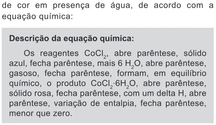Trecho original com figura, tabela ou fórmula da questão 133 do ENEM 2020 - 2º Dia - Caderno 11 – Laranja (braile e ledor) – Aplicação Regular.