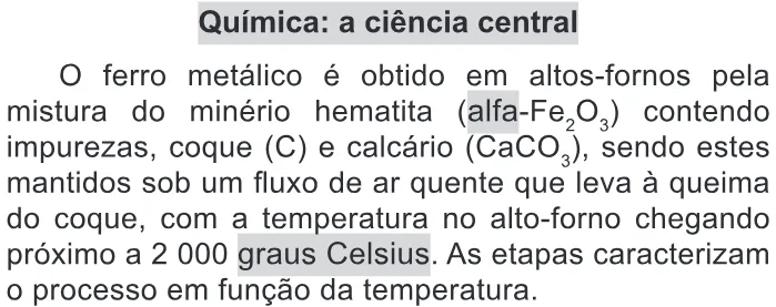 Trecho original com figura, tabela ou fórmula da questão 95 do ENEM 2017 - 2º Dia - Caderno 11 - Laranja – Reaplicação/PPL - Ledor.
