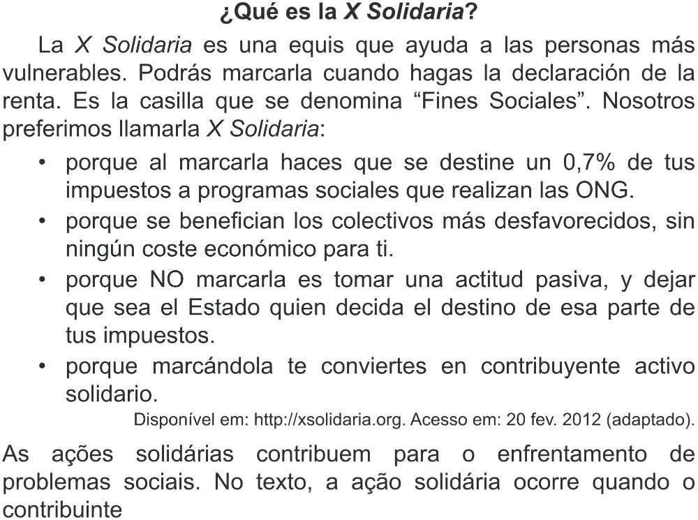 Trecho original com figura, tabela ou fórmula da questão 3 (espanhol) do ENEM 2018 - 1º Dia - Caderno 1 - Azul (Superampliada) – Aplicação regular.