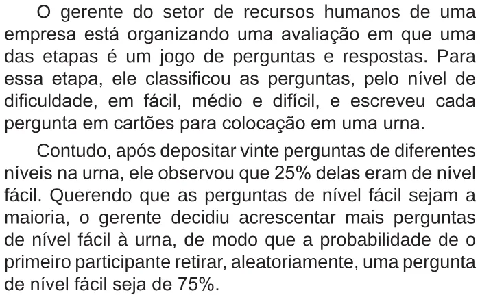 Trecho original com figura, tabela ou fórmula da questão 163 do ENEM 2018 - 2º Dia - Caderno 5 - Amarelo – Aplicação regular.