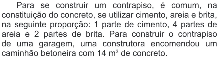 Trecho original com figura, tabela ou fórmula da questão 159 do ENEM 2013 - 2º Dia - Caderno 7 - Azul – Aplicação regular.