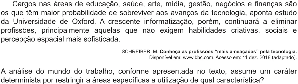 Trecho original com figura, tabela ou fórmula da questão 89 do ENEM 2021 - 1º Dia – Caderno 2 – Amarelo (Ampliada) – Reaplicação/PPL/Segunda Oportunidade.