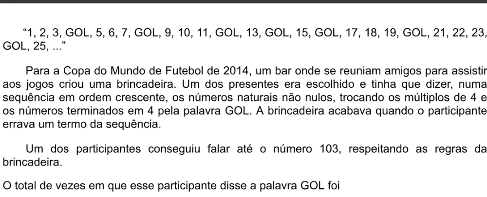 Trecho original com figura, tabela ou fórmula da questão 166 do ENEM 2020 - 2º Dia - Caderno 7 – Azul – Aplicação digital.