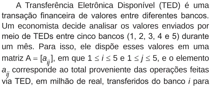 Trecho original com figura, tabela ou fórmula da questão 164 do ENEM 2018 - 2º Dia - Caderno 5 - Amarelo – Aplicação regular.