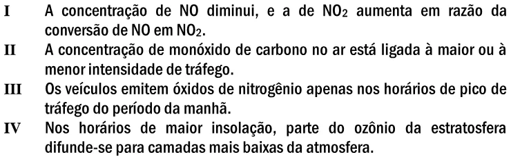 Trecho original com figura, tabela ou fórmula da questão 34 do ENEM 2000 - Caderno Amarelo.