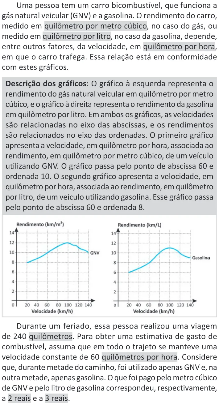 Trecho original com figura, tabela ou fórmula da questão 179 do ENEM 2025 - 2º Dia – Caderno 11 – Laranja (Braile e ledor) – Aplicação Regular - (Ledor).
