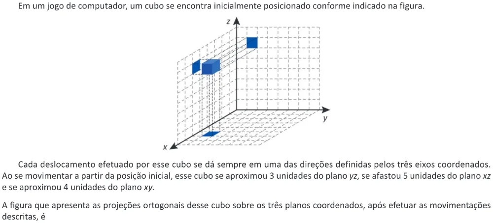 Trecho original com figura, tabela ou fórmula da questão 144 do ENEM 2025 - 2º Dia – Caderno 5 – Amarelo – Aplicação Regular.