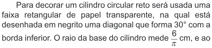 Trecho original com figura, tabela ou fórmula da questão 170 do ENEM 2018 - 2º Dia - Caderno 12 – Verde (Libras) – Aplicação regular.