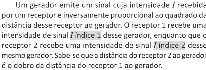 Trecho original com figura, tabela ou fórmula da questão 161 do ENEM 2025 - 2º Dia – Caderno 11 – Laranja (Braile e ledor) – Reaplicação - (Ledor).