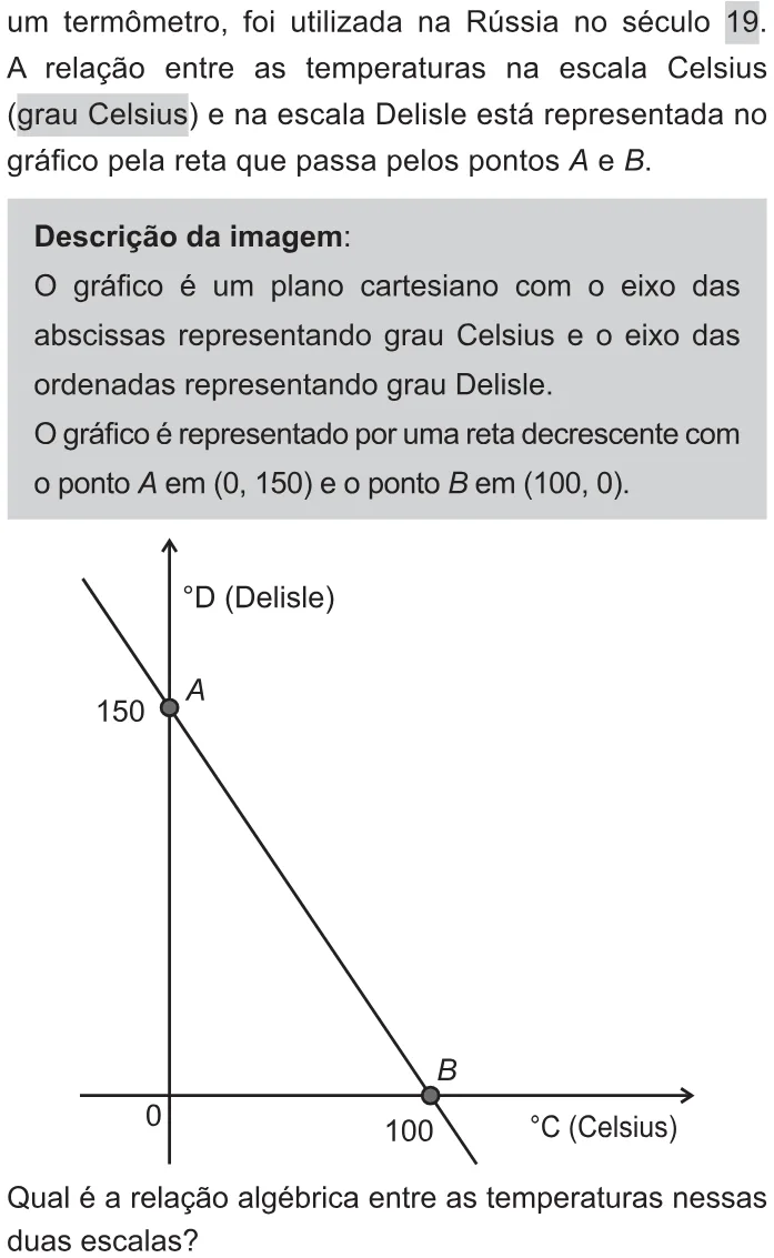 Trecho original com figura, tabela ou fórmula da questão 157 do ENEM 2021 - 2º Dia – Caderno 11 – Laranja (braile e ledor) – Reaplicação/PPL/Segunda Oportunidade.