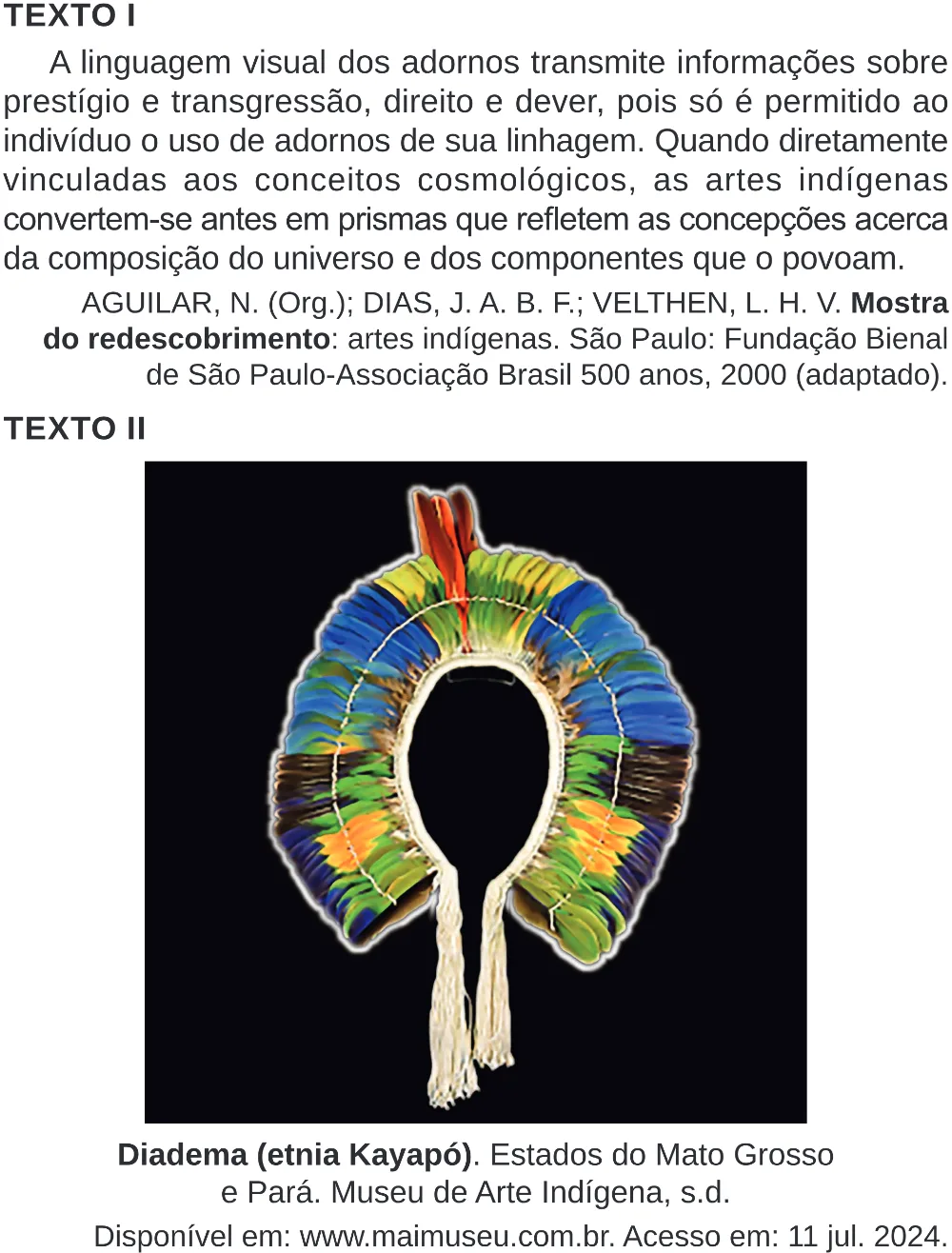 Trecho original com figura, tabela ou fórmula da questão 23 do ENEM 2024 - 1º Dia – Caderno 10 – Roxo (Libras) – Aplicação Regular - (Superampliada).