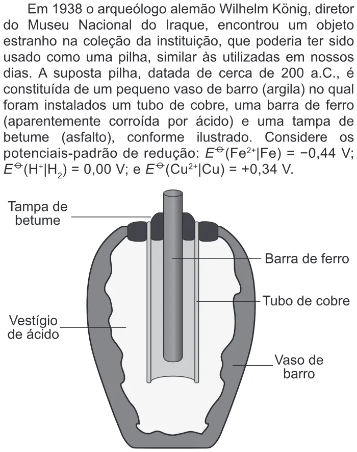 Trecho original com figura, tabela ou fórmula da questão 125 do ENEM 2018 - 2º Dia - Caderno 12 – Verde (Libras) – Aplicação regular.