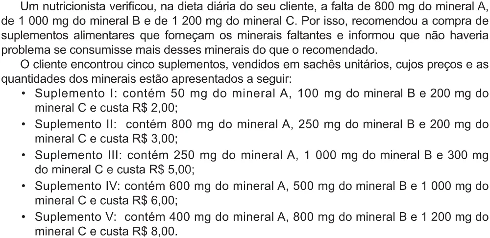 Trecho original com figura, tabela ou fórmula da questão 159 do ENEM 2021 - 2º Dia – Caderno 12 – Verde (Libras – Ampliada) – Aplicação Regular.