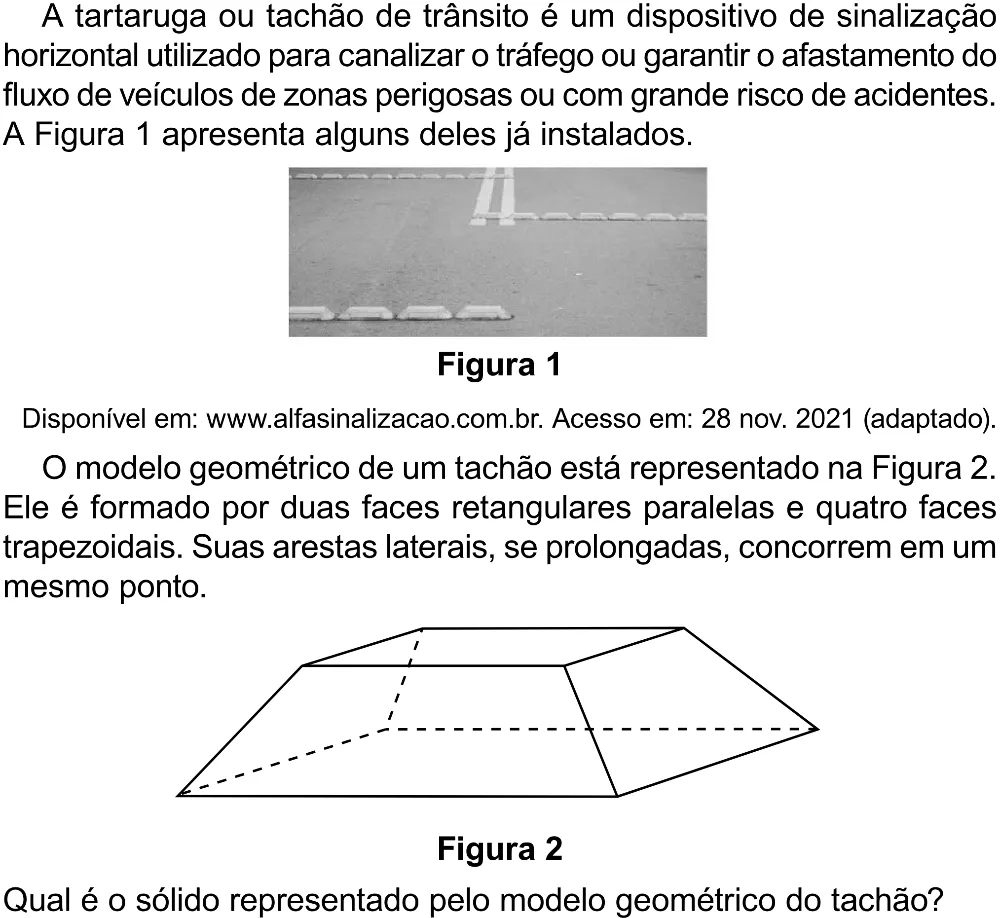Trecho original com figura, tabela ou fórmula da questão 169 do ENEM 2023 - 2º Dia – Caderno 8 – Rosa (Superampliada) – Reaplicação/PPL.