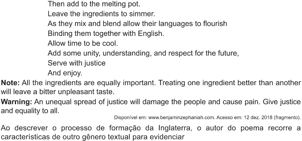 Trecho original com figura, tabela ou fórmula da questão 5 (inglês) do ENEM 2021 - 1º Dia – Caderno 2 – Amarelo (Ampliada) – Aplicação Regular.