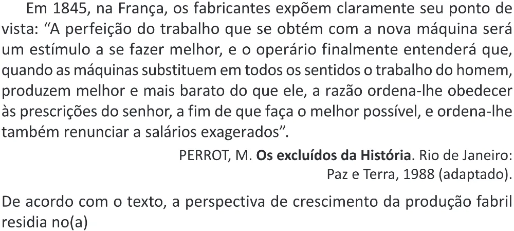 Trecho original com figura, tabela ou fórmula da questão 53 do ENEM 2025 - 1º Dia – Caderno 9 – Laranja (Braile e ledor) – Aplicação Regular - (Superampliada) - Belém, Ananindeua e Marituba.