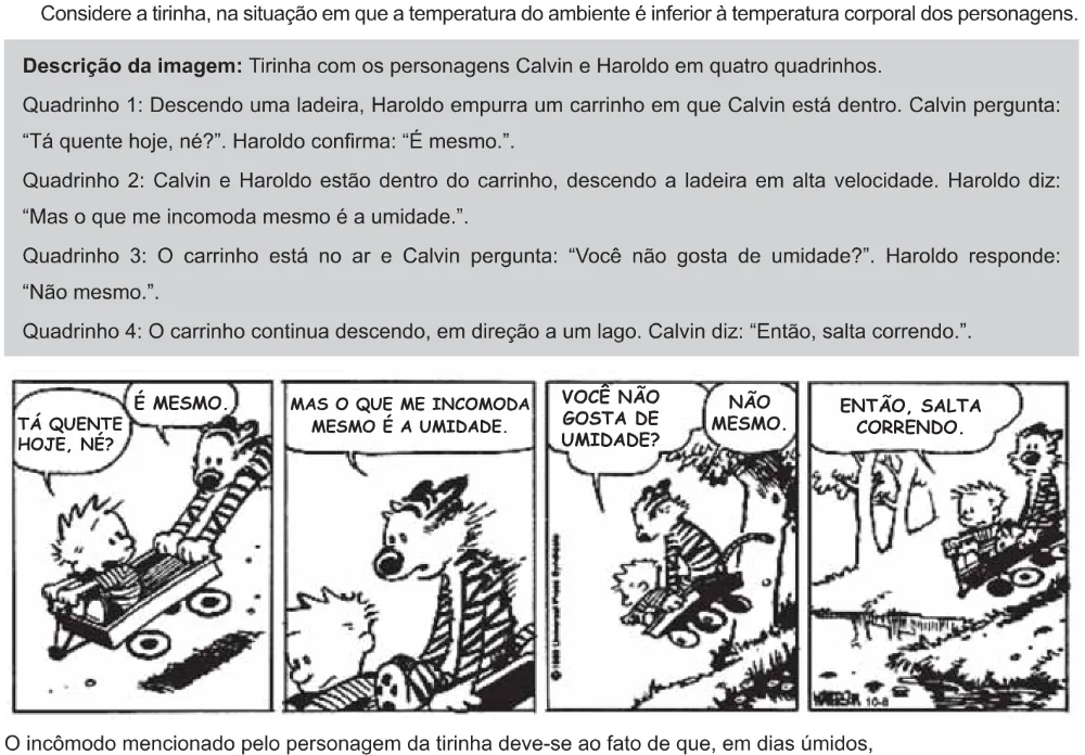 Trecho original com figura, tabela ou fórmula da questão 107 do ENEM 2021 - 2º Dia – Caderno 11 – Laranja (braile e ledor) – Aplicação Regular.