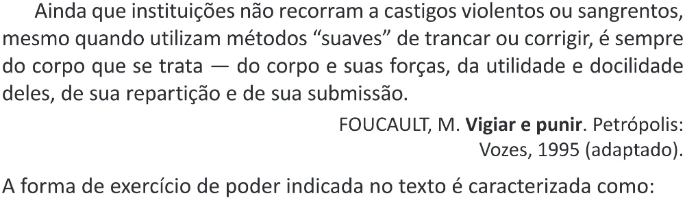 Trecho original com figura, tabela ou fórmula da questão 48 do ENEM 2025 - 1º Dia – Caderno 9 – Laranja (Braile e ledor) – Reaplicação - (Superampliada).