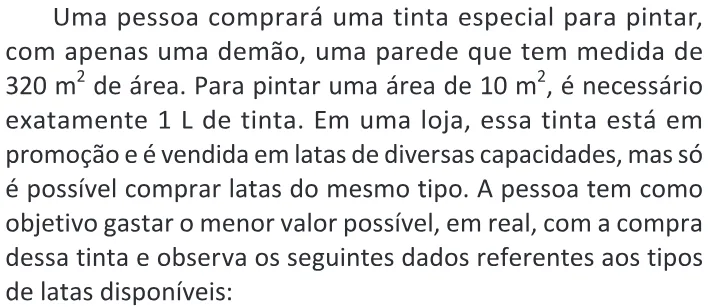 Trecho original com figura, tabela ou fórmula da questão 174 do ENEM 2025 - 2º Dia – Caderno 6 – Cinza – Reaplicação.