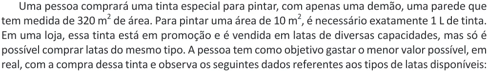 Trecho original com figura, tabela ou fórmula da questão 174 do ENEM 2025 - 2º Dia – Caderno 11 – Laranja (Braile e ledor) – Reaplicação - (Ampliada).