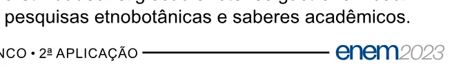 Alternativa E da questão 75 do ENEM 2023 - 1º Dia – Caderno 3 – Branco – Reaplicação/PPL.