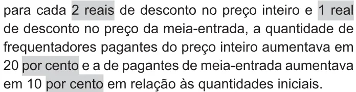 Trecho original com figura, tabela ou fórmula da questão 156 do ENEM 2021 - 2º Dia – Caderno 11 – Laranja (braile e ledor) – Reaplicação/PPL/Segunda Oportunidade.