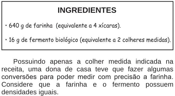 Trecho original com figura, tabela ou fórmula da questão 140 do ENEM 2017 - 2º Dia - Caderno 6 - Cinza – Reaplicação/PPL.