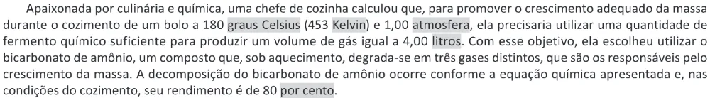 Trecho original com figura, tabela ou fórmula da questão 120 do ENEM 2025 - 2º Dia – Caderno 11 – Laranja (Braile e ledor) – Aplicação Regular - (Ledor).