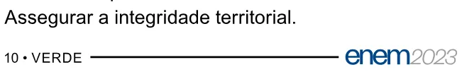 Alternativa E da questão 57 do ENEM 2023 - 1º Dia – Caderno 10 – Verde (Libras) – Aplicação Regular.