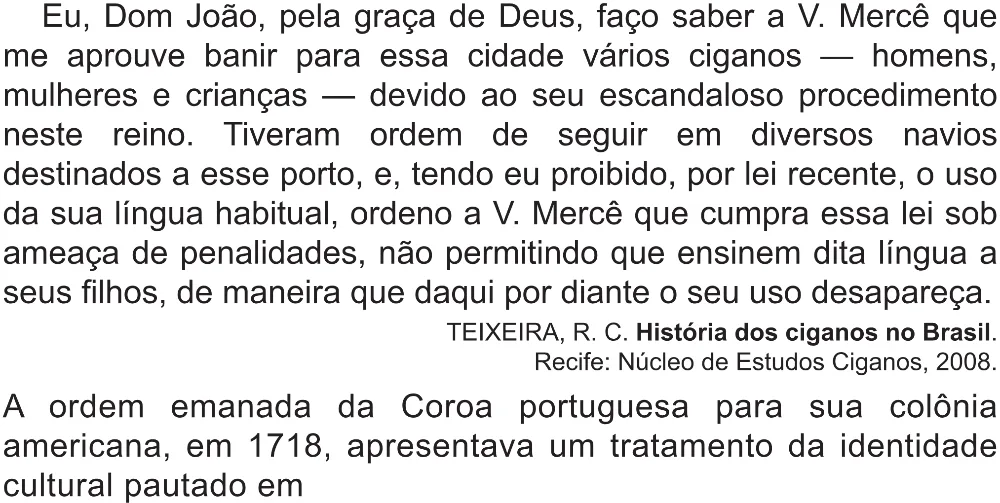 Trecho original com figura, tabela ou fórmula da questão 75 do ENEM 2021 - 1º Dia – Caderno 2 – Amarelo (Superampliada) – Aplicação Regular.