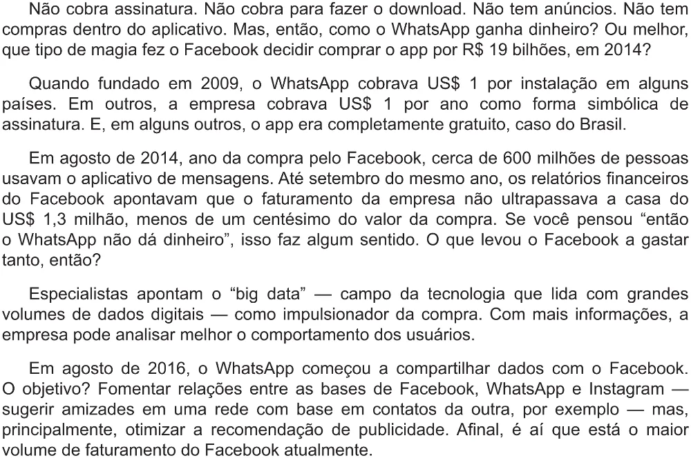 Trecho original com figura, tabela ou fórmula da questão 42 do ENEM 2021 - 1º Dia – Caderno 2 – Amarelo (Ampliada) – Reaplicação/PPL/Segunda Oportunidade.