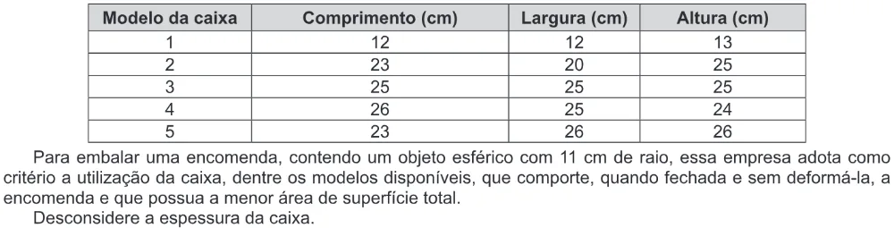Trecho original com figura, tabela ou fórmula da questão 137 do ENEM 2019 - 2º Dia – Caderno 7 – Azul – Reaplicação/PPL.