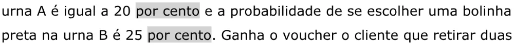 Trecho original com figura, tabela ou fórmula da questão 152 do ENEM 2023 - 2º Dia – Caderno 11 – Laranja (braile e ledor) – Aplicação Regular - Caderno 11 – Laranja – Leitor de tela (NVDA) - Matemática e suas Tecnologias.