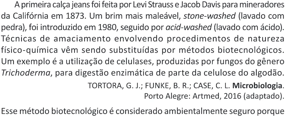Trecho original com figura, tabela ou fórmula da questão 134 do ENEM 2025 - 2º Dia – Caderno 11 – Laranja (Braile e ledor) – Aplicação Regular - (Superampliada) - Belém, Ananindeua e Marituba.