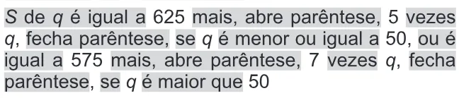 Alternativa E da questão 157 do ENEM 2022 - 2º Dia – Caderno 11 – Laranja (braile e ledor) – Aplicação Regular.