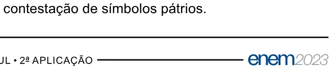 Alternativa E da questão 68 do ENEM 2023 - 1º Dia – Caderno 1 – Azul – Reaplicação/PPL.