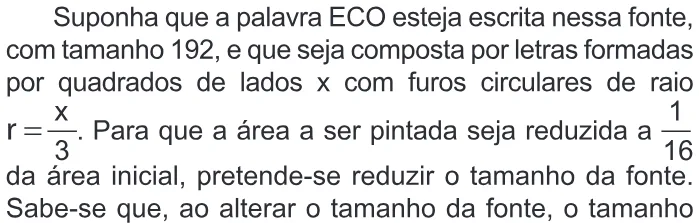 Trecho original com figura, tabela ou fórmula da questão 177 do ENEM 2018 - 2º Dia - Caderno 12 – Verde (Libras) – Aplicação regular.