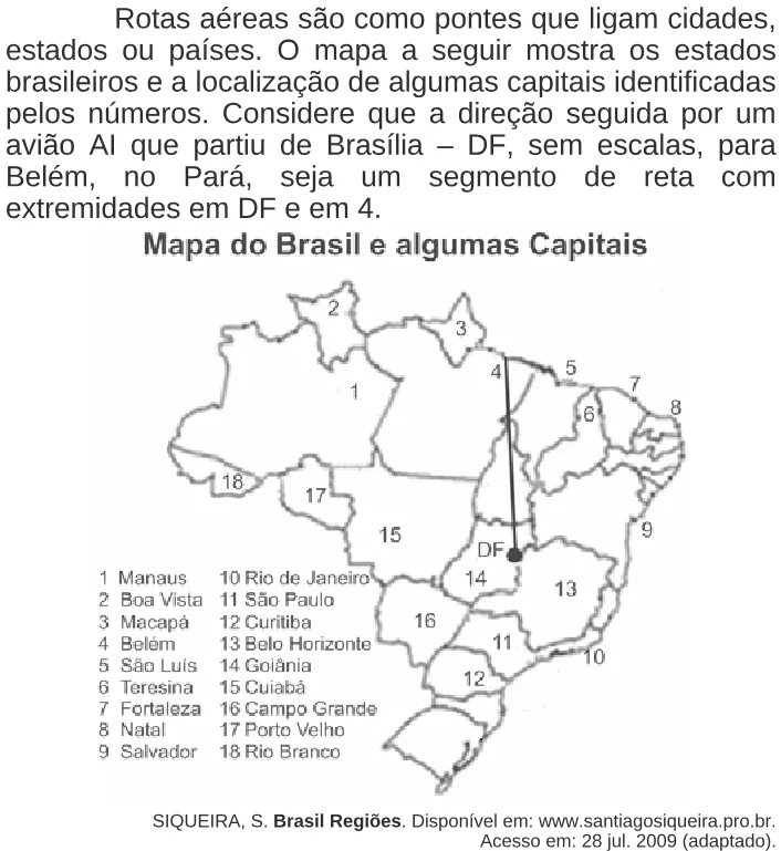 Trecho original com figura, tabela ou fórmula da questão 166 do ENEM 2009 - 2º Dia - Caderno 6 - Cinza.