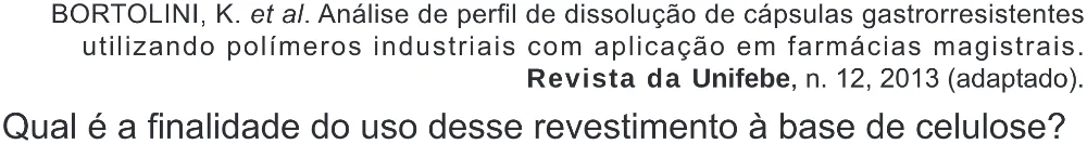 Trecho original com figura, tabela ou fórmula da questão 129 do ENEM 2020 - 2º Dia - Caderno 8 – Rosa (Superampliada) – Aplicação Regular.
