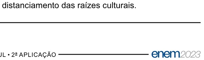 Alternativa E da questão 3 (inglês) do ENEM 2023 - 1º Dia – Caderno 1 – Azul – Reaplicação/PPL.