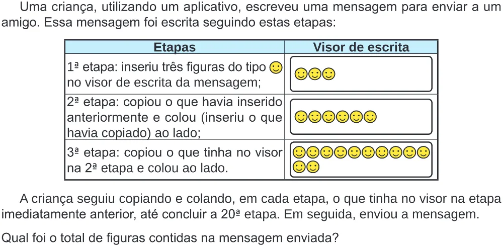 Trecho original com figura, tabela ou fórmula da questão 147 do ENEM 2024 - 2º Dia – Caderno 8 – Verde – Aplicação Regular - (Ampliada).