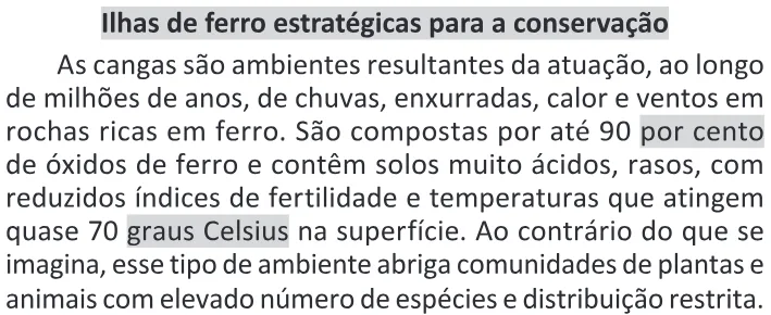 Trecho original com figura, tabela ou fórmula da questão 122 do ENEM 2025 - 2º Dia – Caderno 11 – Laranja (Braile e ledor) – Aplicação Regular - (Ledor).