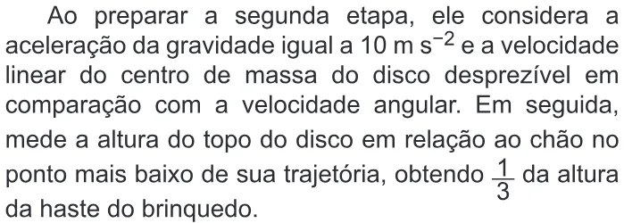 Trecho original com figura, tabela ou fórmula da questão 97 do ENEM 2019 - 2º Dia – Caderno 5 – Amarelo – Aplicação Regular.