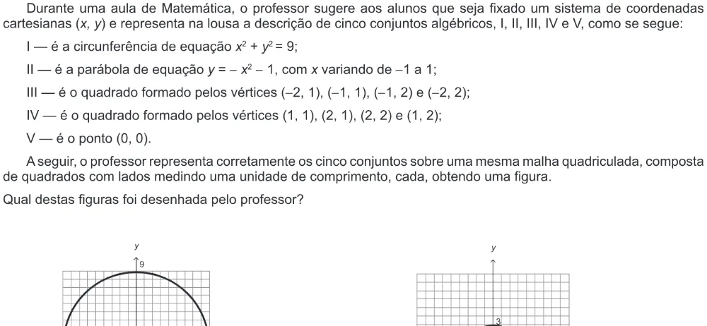 Trecho original com figura, tabela ou fórmula da questão 142 do ENEM 2013 - 2º Dia - Caderno 5 - Amarelo – Aplicação regular.