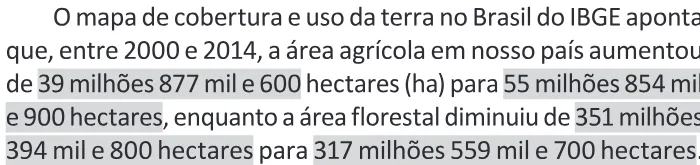 Trecho original com figura, tabela ou fórmula da questão 156 do ENEM 2025 - 2º Dia – Caderno 11 – Laranja (Braile e ledor) – Aplicação Regular - (Ledor) - Belém, Ananindeua e Marituba.