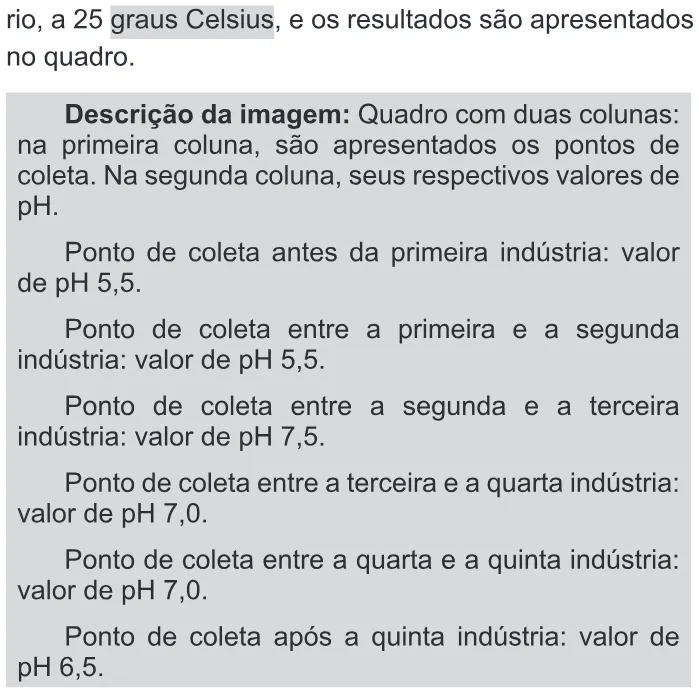 Trecho original com figura, tabela ou fórmula da questão 73 do ENEM 2015 - 1º Dia - Caderno 11 - Branco – Reaplicação/PPL - Ledor.