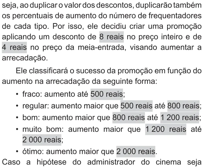 Trecho original com figura, tabela ou fórmula da questão 156 do ENEM 2021 - 2º Dia – Caderno 11 – Laranja (braile e ledor) – Reaplicação/PPL/Segunda Oportunidade.